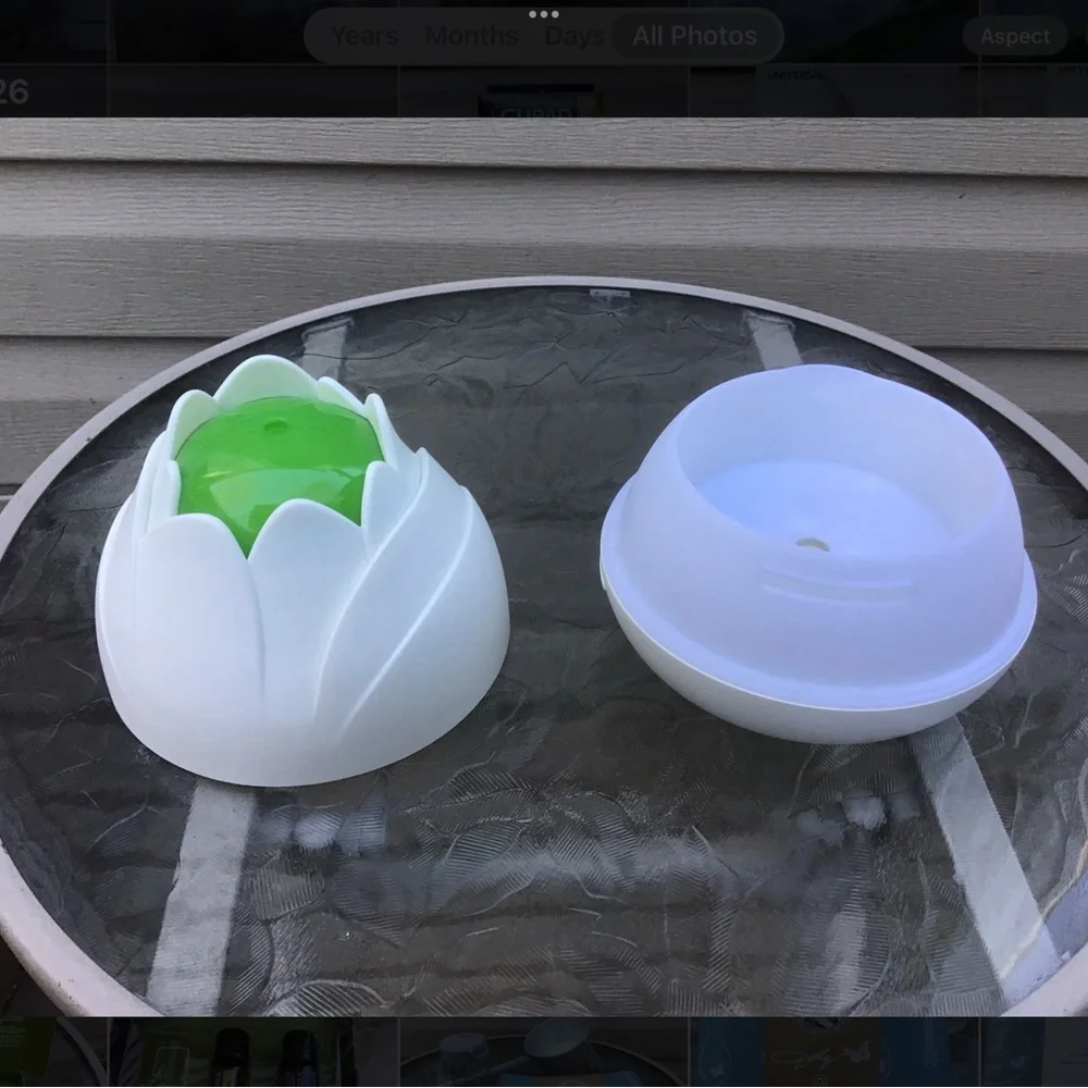 SPAROOM Ultrasonic Fragrance Diffuser ‘Lotus Mist’ + Essential Oils, All EUC!